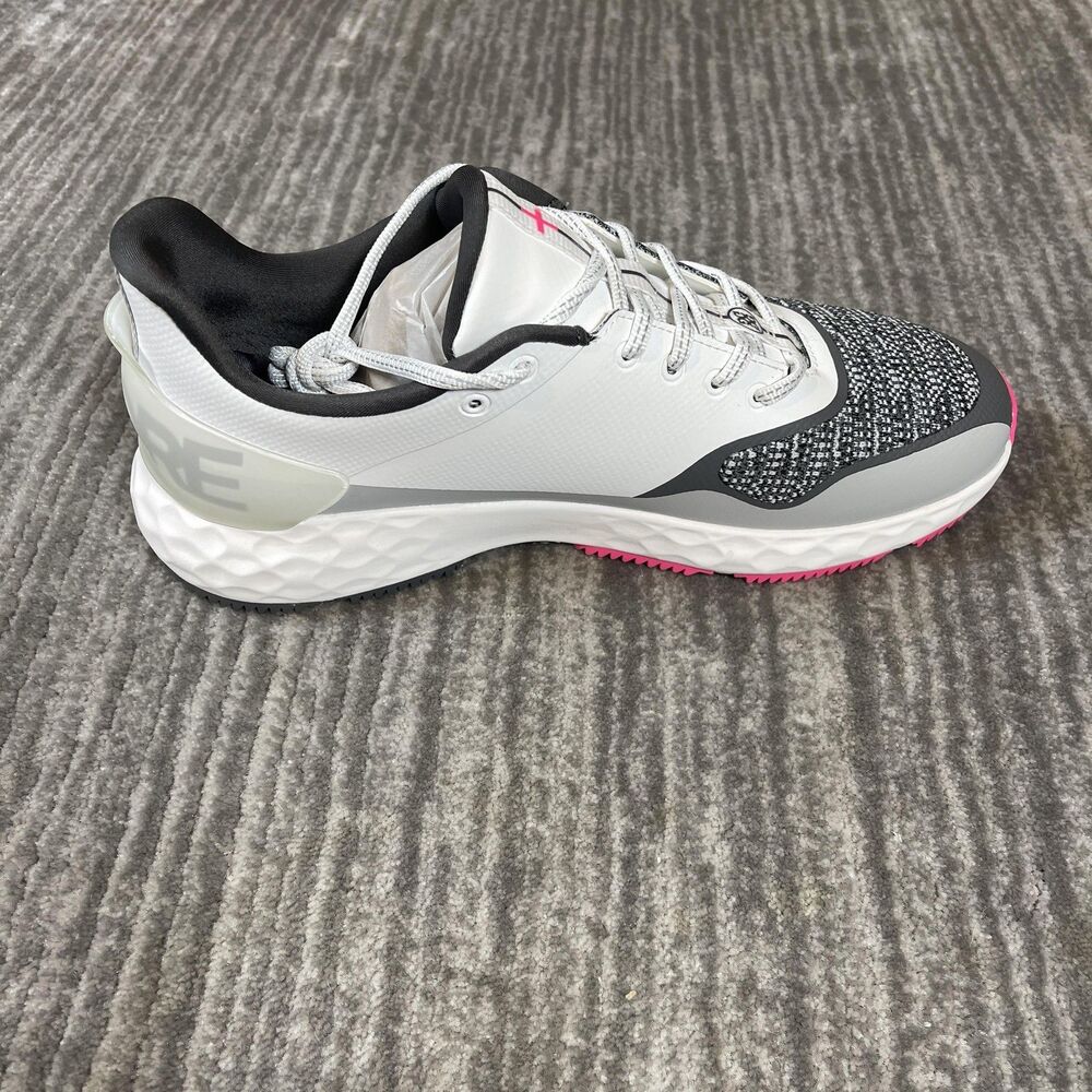 G/Fore MG4+ Stippled Golf Shoes Mens Size 11 White Gray Pink GMF000105 - Picture 6 of 14
